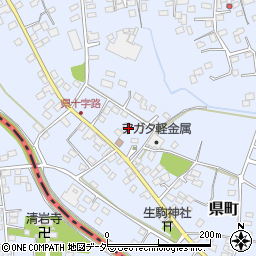 栃木県足利市県町1206-1周辺の地図