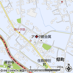 栃木県足利市県町1209周辺の地図