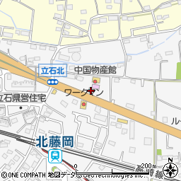 群馬県藤岡市立石616周辺の地図