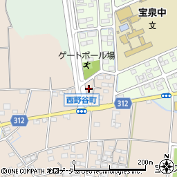 群馬県太田市西野谷町129-3周辺の地図