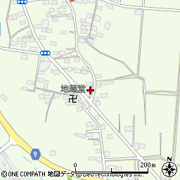 栃木県佐野市越名町331周辺の地図