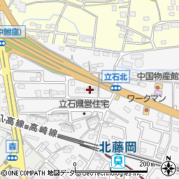 群馬県藤岡市立石641周辺の地図