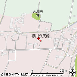栃木県栃木市藤岡町緑川周辺の地図
