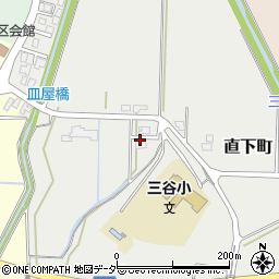 石川県加賀市直下町ニ周辺の地図