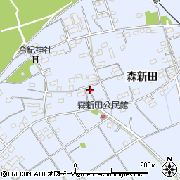 群馬県藤岡市森新田63周辺の地図