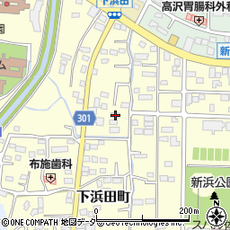 群馬県太田市下浜田町1268周辺の地図