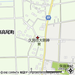 高尾会館周辺の地図