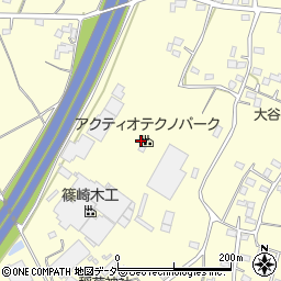 栃木県栃木市藤岡町都賀周辺の地図