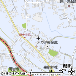 栃木県足利市県町1206周辺の地図