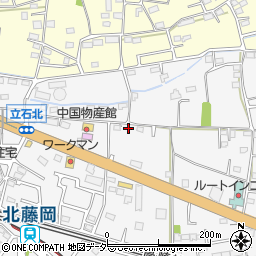 群馬県藤岡市立石608周辺の地図