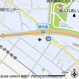ローソン伊勢崎境木島店周辺の地図