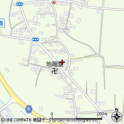 栃木県佐野市越名町340周辺の地図