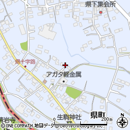 栃木県足利市県町1210周辺の地図