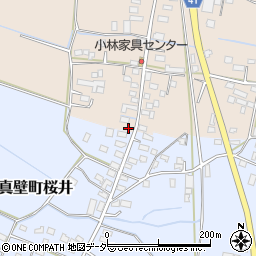 茨城県桜川市真壁町白井105周辺の地図