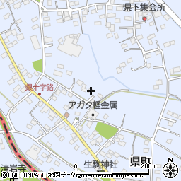 栃木県足利市県町1210-11周辺の地図