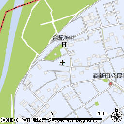 群馬県藤岡市森新田85周辺の地図