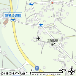 栃木県佐野市越名町301周辺の地図