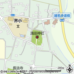 浅田神社周辺の地図