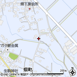 栃木県足利市県町968周辺の地図