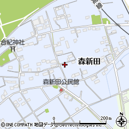 群馬県藤岡市森新田40周辺の地図