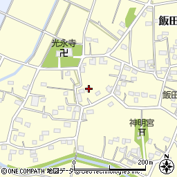 栃木県佐野市飯田町861周辺の地図