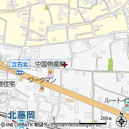 群馬県藤岡市立石711-3周辺の地図