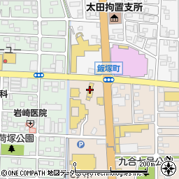 タイヤ館太田周辺の地図