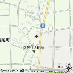 群馬県太田市新田高尾町122-2周辺の地図