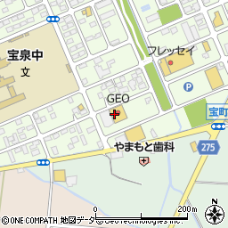 ゲオ太田宝町店周辺の地図