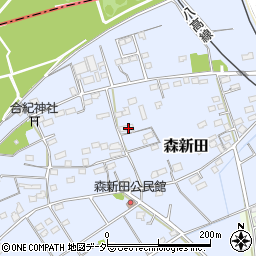 群馬県藤岡市森新田56-3周辺の地図