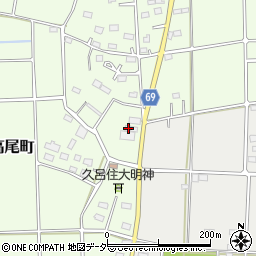 群馬県太田市新田高尾町123周辺の地図
