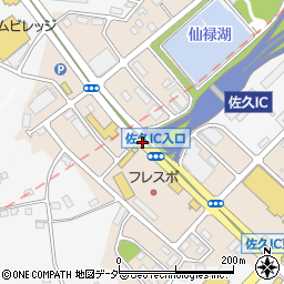 佐久ＩＣ入口周辺の地図