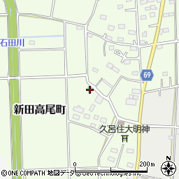 群馬県太田市新田高尾町128周辺の地図