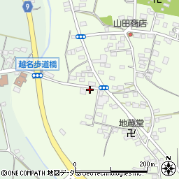 栃木県佐野市越名町291-2周辺の地図