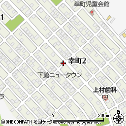 茨城県筑西市幸町周辺の地図
