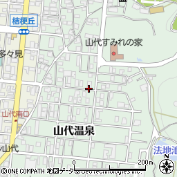石川県加賀市山代温泉ル周辺の地図