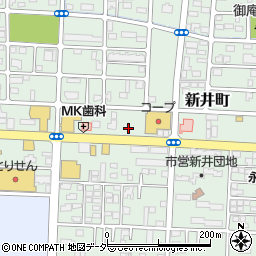 コープ新井店駐車場周辺の地図