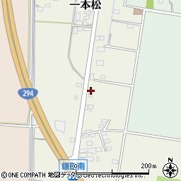 茨城県筑西市一本松375周辺の地図