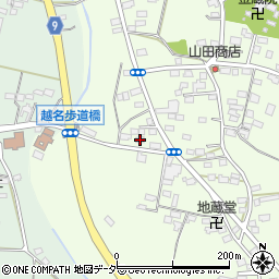 栃木県佐野市越名町286周辺の地図
