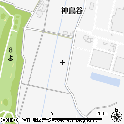 栃木県小山市神鳥谷周辺の地図
