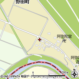 栃木県足利市野田町440周辺の地図