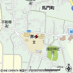 佐野市立界小学校周辺の地図