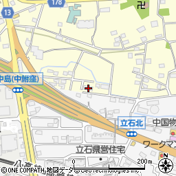 群馬県藤岡市中島431-1周辺の地図