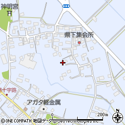 栃木県足利市県町1263周辺の地図