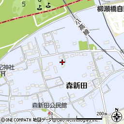 群馬県藤岡市森新田45周辺の地図