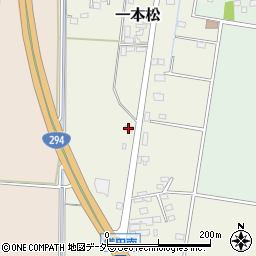 茨城県筑西市一本松421-1周辺の地図