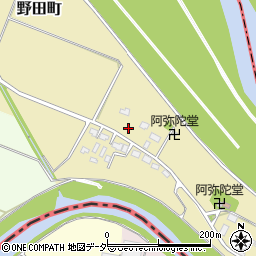 栃木県足利市野田町437周辺の地図