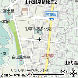 石川県加賀市山代温泉桔梗丘3丁目周辺の地図