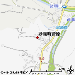 群馬県富岡市妙義町菅原310周辺の地図