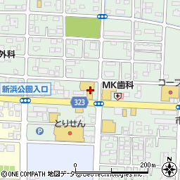 タイムクリップ新井店周辺の地図